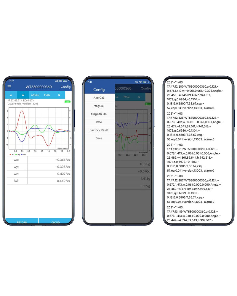 WitMotion WT901WIFI Gen 3rd. AHRS MPU9250 9-axis Accelerometer, 3-axis Angular Velocity+Acceleration+Angle+Magnet Field (UDP + TCP Mode, WiFi Connection, Compatible with PC and Android)