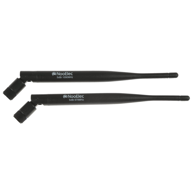 NooElec ADS-B Discovery 5dBi (High Gain) Antenna Bundle - 1090MHz & 978MHz Antenna Bundle for SMA and MCX-Connected Software Defined Radios (SDRs)