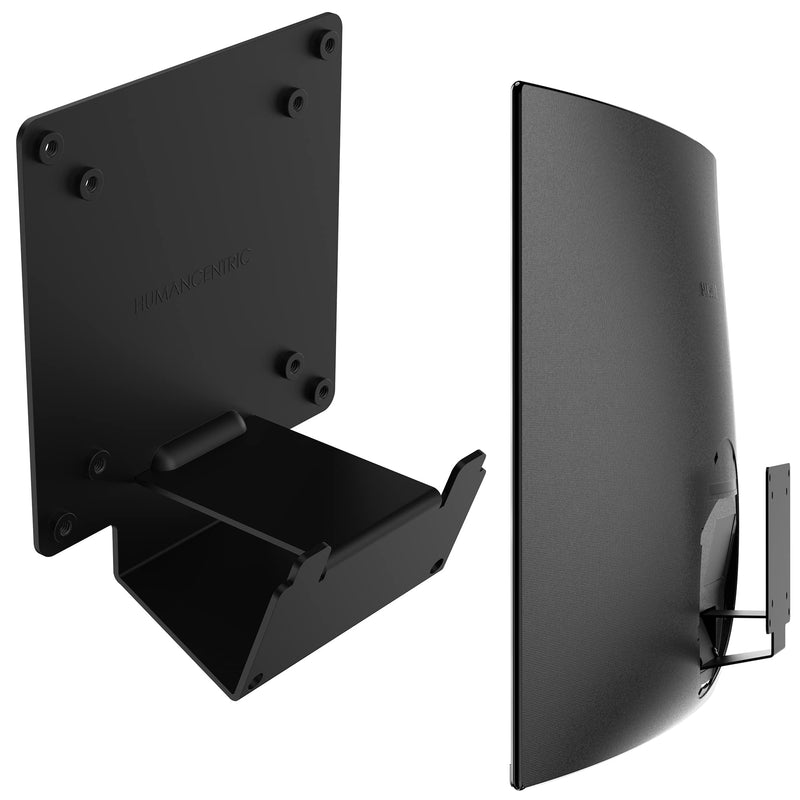 HumanCentric VESA Mount Adapter for Samsung Curved Monitors U32R590, U32R590C, U32R592, and U32R591, VESA Adapter Bracket Mounts Monitor to VESA Stand, Arm or Desk Mount with 75x75 or 100x100 mm