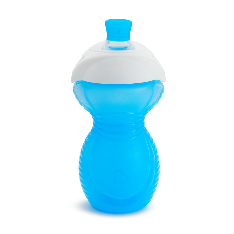 Munchkin Click Lock Bite Proof Sippy Cup, Blue/Green, 9 Ounce, 2 Count