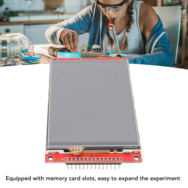 Focket 4 LCD Screen Module, ILI9488 Driver 480 x 320 Pixel TFT LCD Display Module, TFT LCD Touch Screen Shield Display Module Embedded Controller SPI Serial ILI9488 with Touch Pen