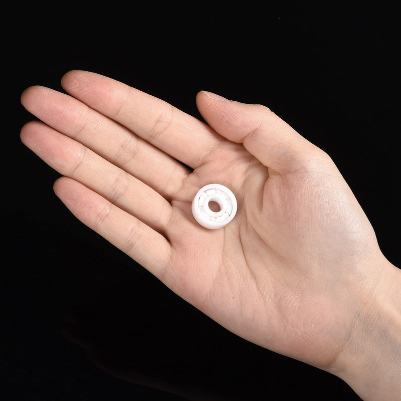 uxcell 606 Full Ceramic Bearings 6x17x6mm Deep Groove Miniature Ball Bearing Zirconia (ZrO2)