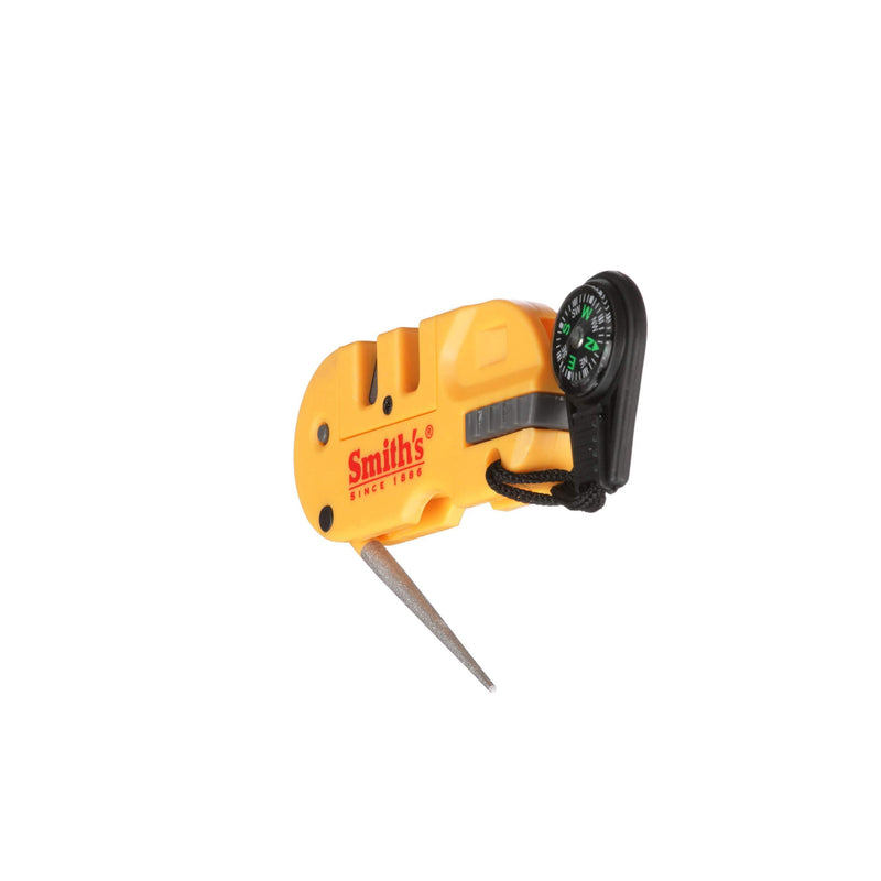 Smith's - S-50364 50364 Pocket Pal X2 Sharpener & Outdoors Tool Yellow