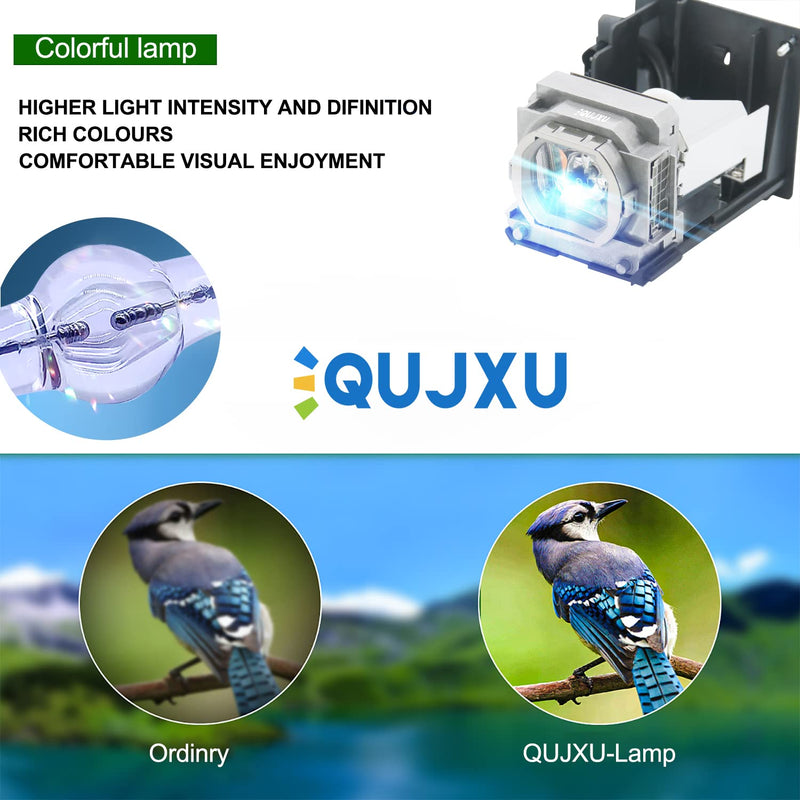 QUJXU VLT-HC5000LP Replacement Lamp with Housing Compatible with for Mitsubishi projectors HC5500 HC5000 HC4900 HC6000 Replacement Lamp