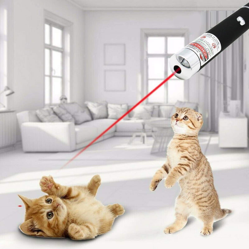 3 PCS Green Red Violet Long Range Laser Dot Clicker Toy Pen for Indoor Interactive Teaching, Outdoor Cat Toys Pointer, Puppy Kitten Lazer Toy, Bright Clicker for Dog Training Exercise