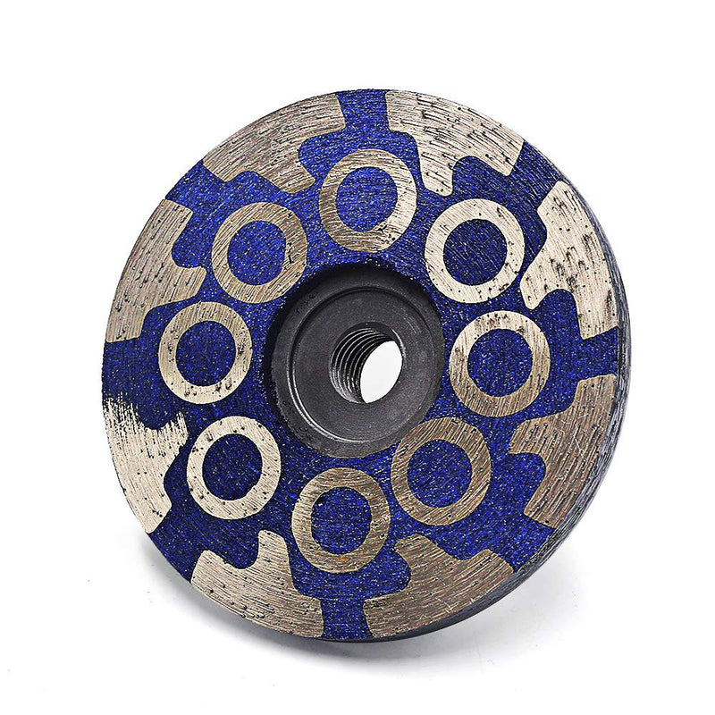 4" Diamond Cup Wheel Resin Diamond Grinding Wheel Coarse Grit with Thread 5/8“-11 for Grinding Stone Concrete and Tiles…