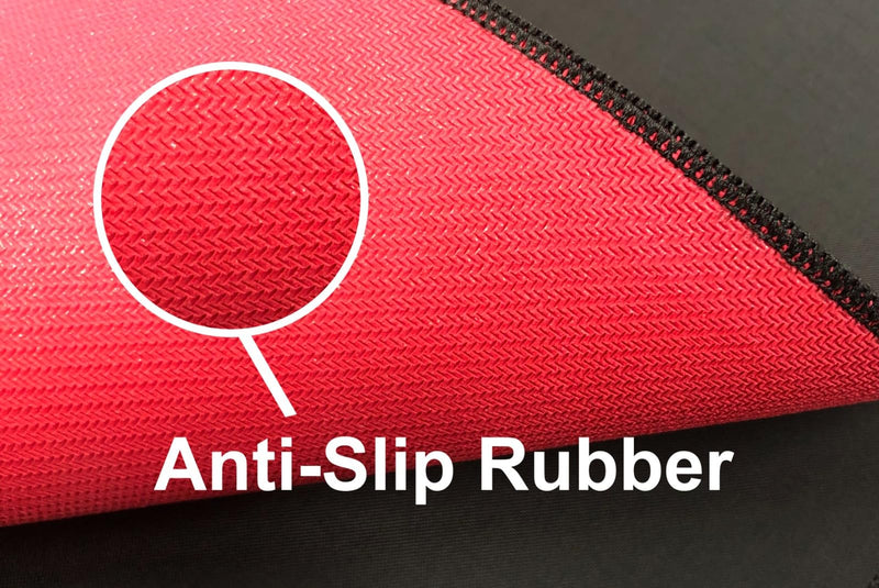OCPC Mouse Pad, Anti - Slip Natural Rubber, Water-Repellent, Cordura Fabric, Black Medium Mouse Pad for Pc Gaming Desk, Office Desk Mat, Laptop Desk Pad, Office, and Home (360X300X3MM)… (Medium)