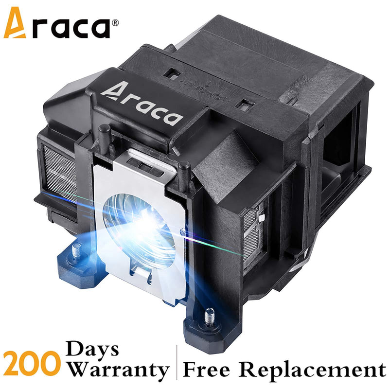 Araca ELPLP67 Projector Lamp with Housing for Epson EX5210 EX7210 EB-X14 EX3210 EX3212 EB-X11 H433A H429A H518A VS220 VS310 VS320 EB-X14 EX6210 W12+ W11+ MG-850HD Replacement Projector Lamp