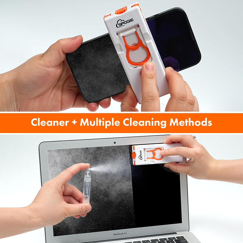 Newest 11-in-1 Keyboard Cleaning Kit, Laptop Cleaning Kit Keyboard Brush Cleaner Electronics Cleaner for Cell Phone/Earbuds/Camera Lens/Computer with Multifunctional Cleaning Tool