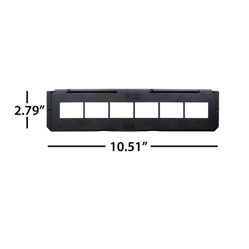 Magnasonic Long Tray Negative Film Holder for 35mm Compatible Film Scanners, Holds 6 Negative Frames to Speed up Processing Time, Easy To Use, Gently Flattens and Protects Film Edges - Set of 3 (NT01)