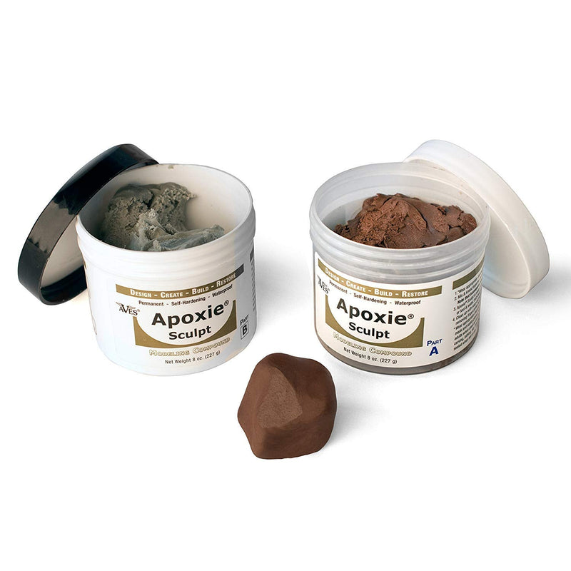 Aves Apoxie Sculpt - 2 Part Modeling Compound (A & B) - 1 Pound, Bronze