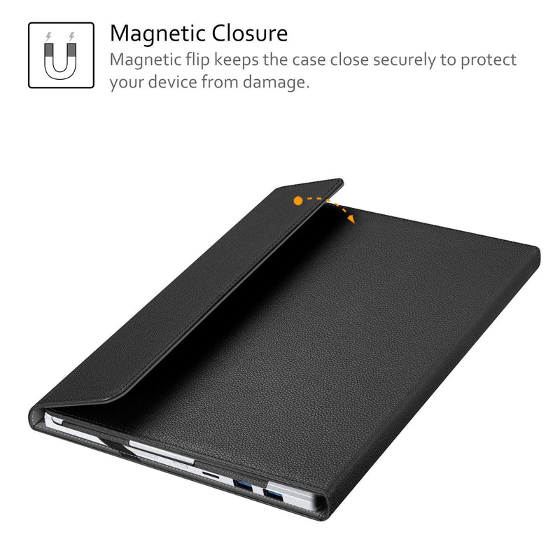 Fintie Sleeve Case Cover for 13.3" Samsung Galaxy Book Flex Alpha 13 NP730QCJ/ Galaxy Book Flex2 Alpha NP730QDA/Galaxy Chromebook 2 XE530QDA/Galaxy Book S/Galaxy Book Ion 13 NP930XCJ, Black