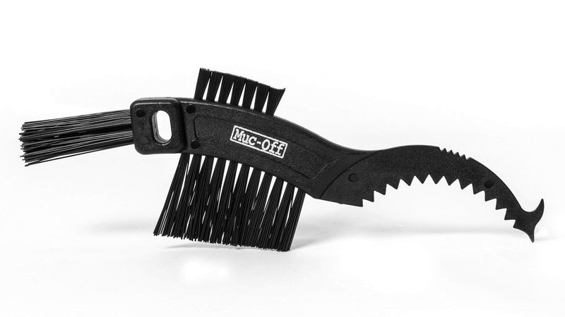 Muc Off Claw Brush - Bike Cleaning Brush with Three Heads and Durable Nylon Bristles - Perfect for Cleaning Chains, Cassettes and Sprockets