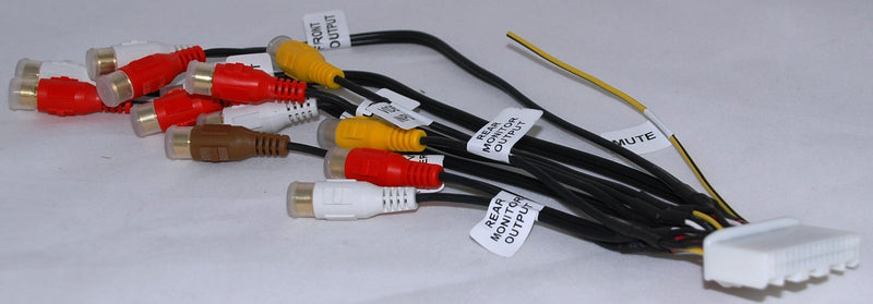 Audio Video Harness RCA Cord Assembly for Pioneer Avic-X920 Avic-Z120BT (CDP1304 CDP1335)