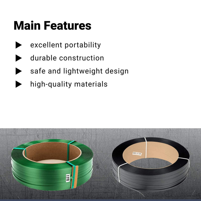 IDL Packaging H-100 Strapping Cutter for Steel & Polyester (PET) & Polypropylene (PP) Banding from 3/8" to 3/4" Width and up to 0.035" Thickness – Regular Duty Strapping Cutter with Ergonomic Handles