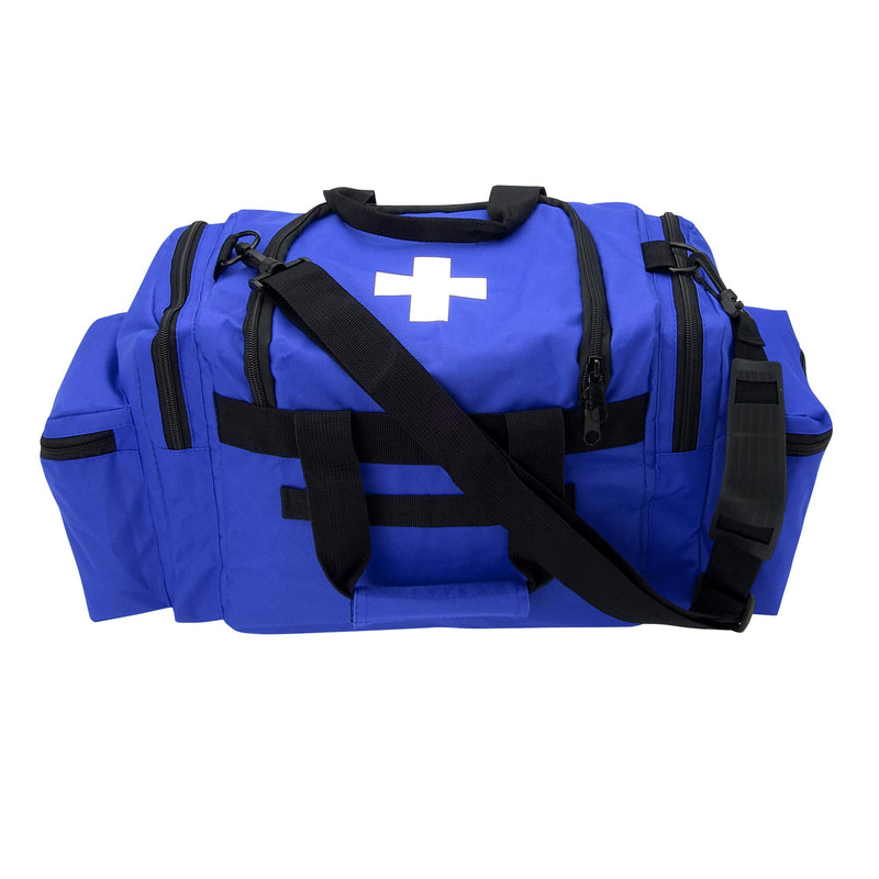 ASA Techmed First Aid Responder EMS Emergency Medical Trauma Bag Deluxe (Blue) Blue