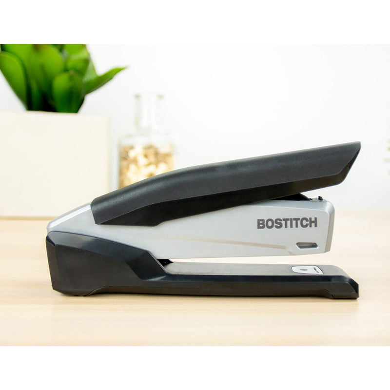 Bostitch InPower Spring-Powered Desktop Stapler, Black (1100) Gray