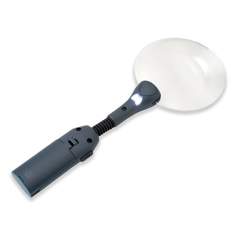 Carson HelpingHands 2x LED Magnifier Stand and Hands-Free Magnifier Station with Fully Adjustable Clamps (GN-88)