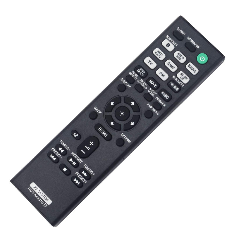 RMT-AA401U Replacement Remote Control fit for Sony Multi Channel AV Receiver STR-DH190 STR-DH590 STR-DH790