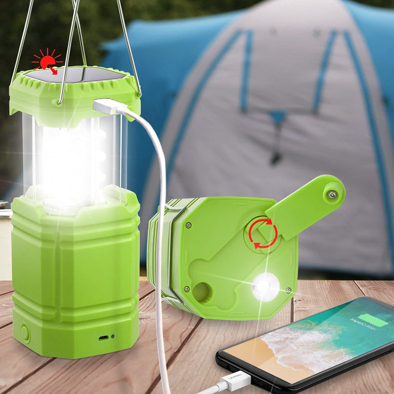 Mesqool NOAA Weather Alert Radio & Camping Lantern, AM/FM/Shortwave Radio, Solar/Hand Crank/Battery Powered, Flashlight&Reading Lamp, USB Charger, Power Bank