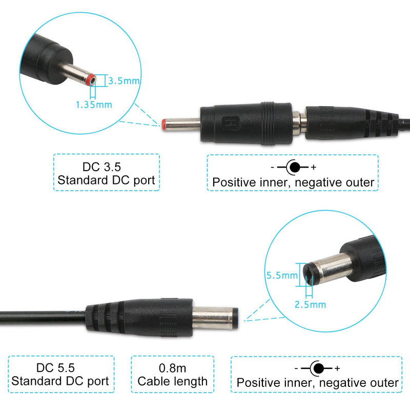 USB to 9v, 5v to 12v Step Up, DROK USB Cable DC 5V Boost to 9V 12V Voltage Converter 1A Step-up Volt Transformer Power Regulator Line with LED Display