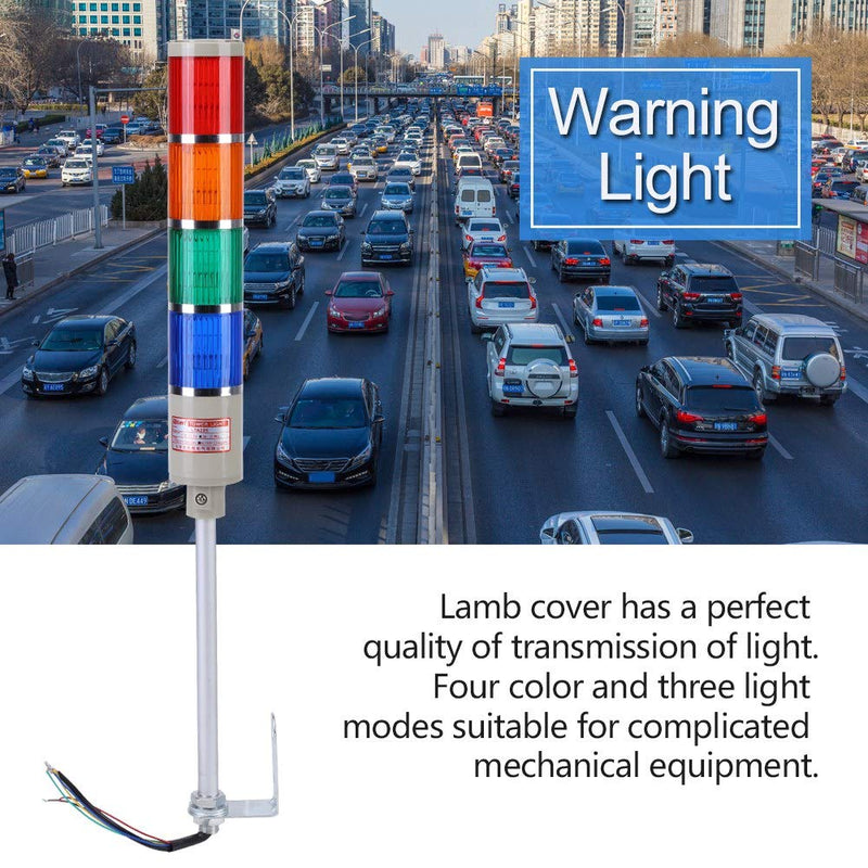 Industrial Signal Flash Warning Light Indicator Stack Tower Light Red Green Yellow Blue Lamp 110V(110V)