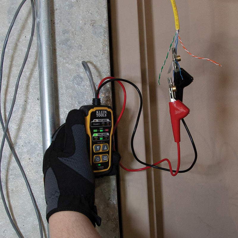 Klein Tools VDV500-063 Wire Tracer Tone Generator, Toner-Pro, Phone (RJ11 and RJ12), Data (RJ45) Coax and Other Non-Energized Wire Tracer Bag