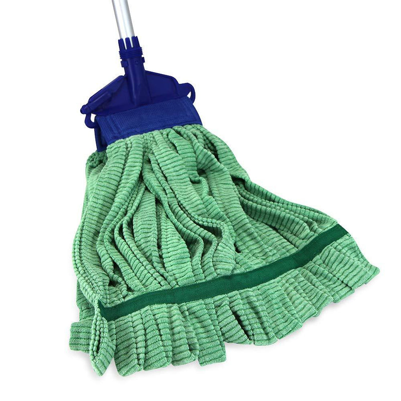 Arkwright Microfiber Tube Mop Head (14 Oz, 1 Pack), Highly Absorbent, Quick Drying, Ideal for Home, Commercial, and Industrial Use (Green) Green 14 Oz.