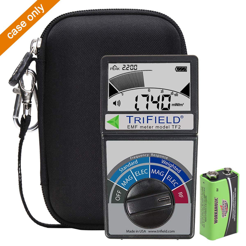 Aproca Hard Travel Storage Carrying Case, for TriField EMF Meter Model TF2 Black-Promotion