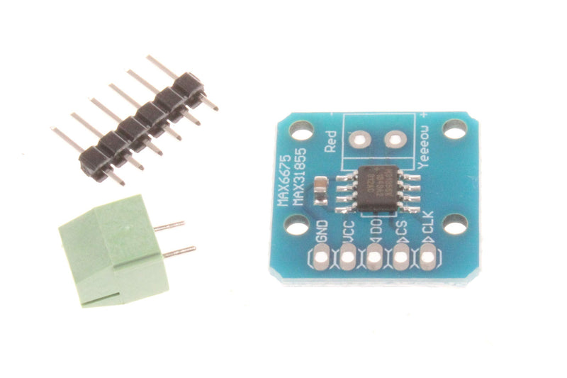 NOYITO MAX31855 K-Type Thermocouple Breakout Board Thermocouple Sensor Module Temperature -200°C to +1350°C SPI Interface Digital Direct Readability Temperature