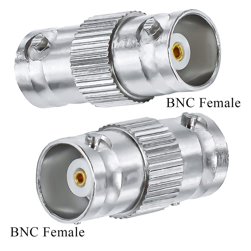 BNC Connector BNC Female to BNC Female Coax Connector TUOLNK BNC RF Coaxial Adapter for CCTV Security Camera Radio Extension Cable 4pcs