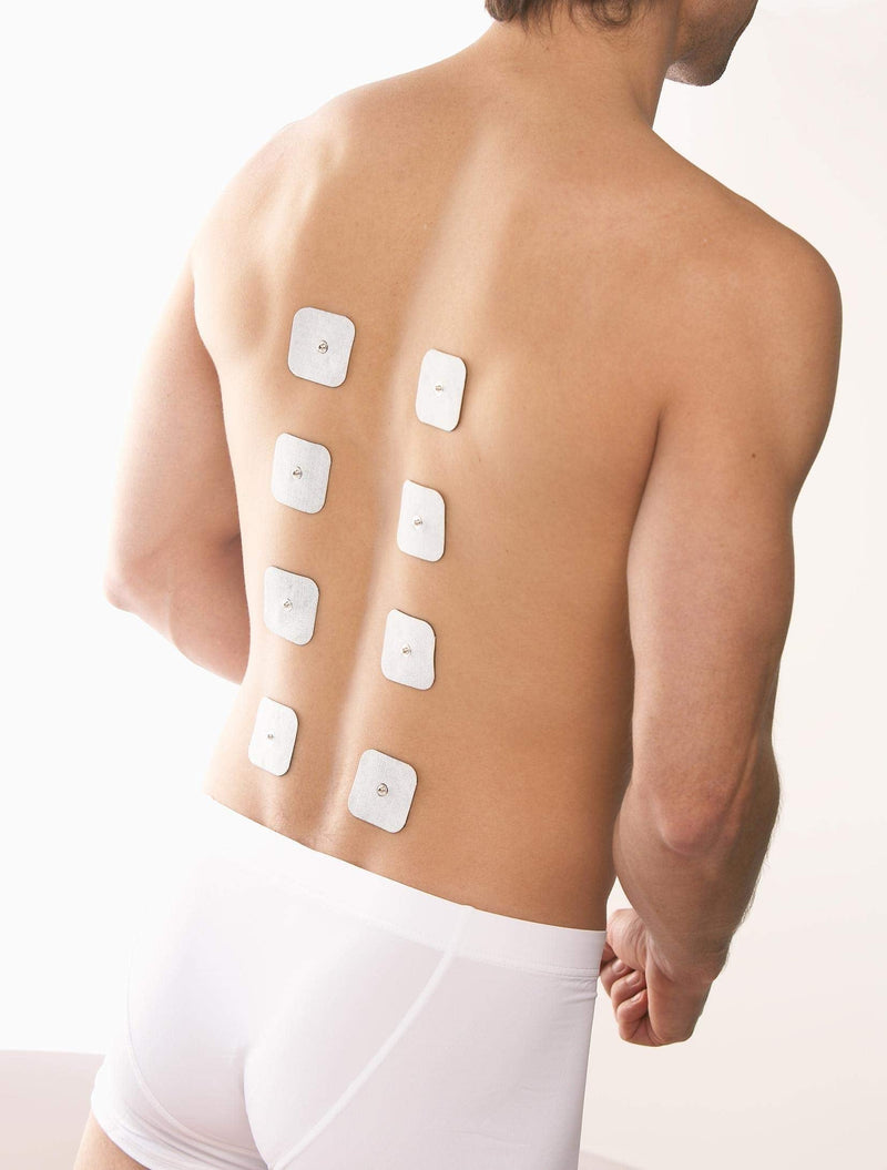 Beurer replacement set of self-adhesive gel electrode pads, 45 x 45 mm, consisting of 8 pads, suitable for Beurer and Sanitas EMS/TENS devices