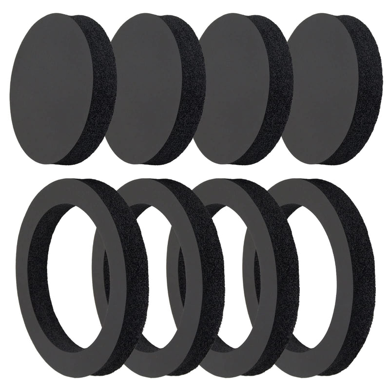 BENLIUDH Car Door Speaker Fast Rings Foam Bass Blockers, Car Universal Foam Speaker Enhancer System Kit for 6" and 6.5" Speaker 4 Pcs - Self Adhesive