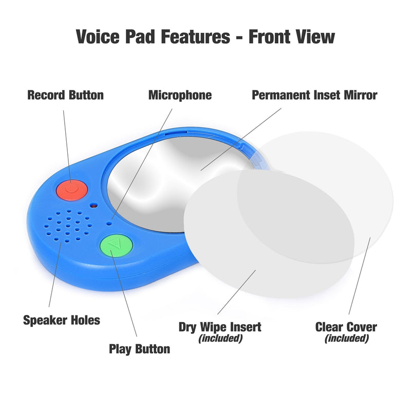 Talking Products, Voice Pad - Voice Recordable Magnetic Photo Frame, 40 Seconds Recording Time