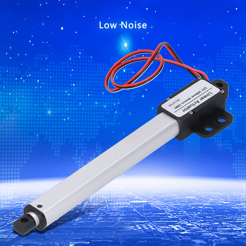 Linear Actuator, 4" Stroke Micro Linear Actuator, 12V DC Built in Limit Switch, Mini Electric Linear Actuator Motor for Home Appliances/Automotive, Low Noise and Short Circuit(Stroke 100mm-8mm/s-70N)