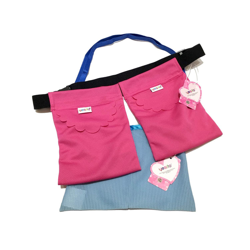 Yesito mastectomy drainage pouch and Shower for Support Adjustable Comfort (Pink) (Rose Red)