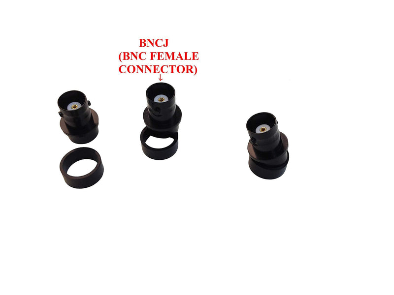 Anteenna TW-BNCJ-SMAP (3 Packs) Adaptor Connector BNC Female to SMA Male is Suit for Ham (144/430MHz) Handheld Antenna BNC Male