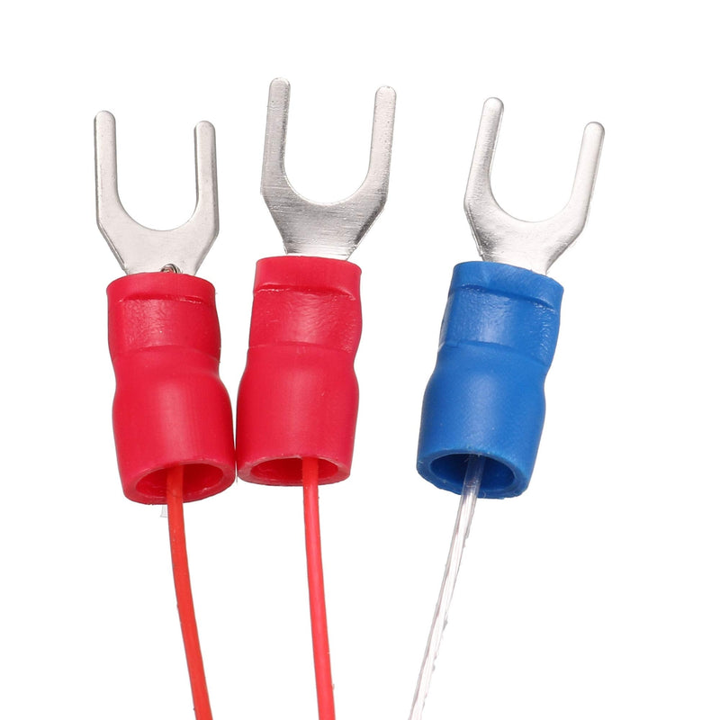 uxcell PT100 RTD Temperature Sensor Probe 3 Wires Cable Thermocouple Stainless Steel 100cm(3.3ft) (Temperature Rang: -20~420°C)