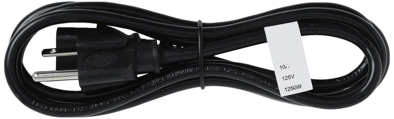 StarTech.com 6ft Standard Computer Power Cord (NEMA 5-15 to IEC 60320 C13) - 18 AWG Replacement IBM AC Power Cable for PC or Monitor -125V, 10A (PXT101),Black 6 ft/2 m 1 Pack