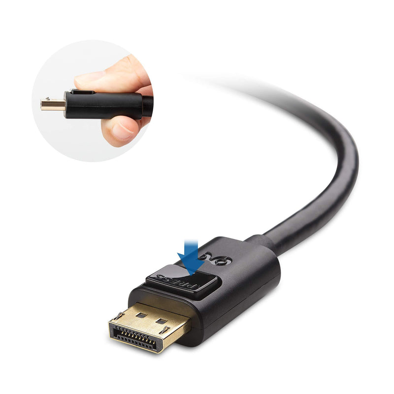 Cable Matters 4K DisplayPort to DisplayPort Cable (DP to DP Cable, Display Port Cable) 6 Feet - 4K 60Hz, 2K 144Hz Monitor Support