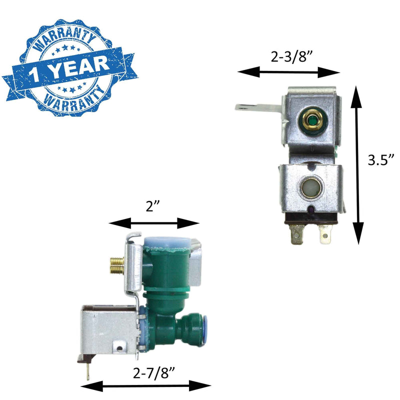Supplying Demand W10394076 Refrigerator Water Valve Fits WPW10394076