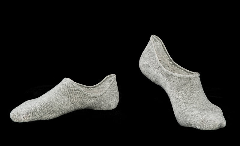 IDEGG Women and Men No Show Socks Low Cut Anti-slid Cotton Athletic Casual Socks A_6 Pairs(2 Black+2 Gray+2 White) Small