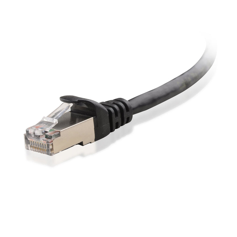 Cable Matters Snagless Cat 6a, Cat6a (SSTP, SFTP) Shielded Ethernet Cable in Black 14 ft