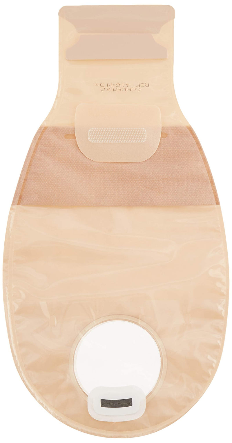 ConvaTec 416419 Natura 12" Drainable Pouch, 1 Sided Comfort Panel, Tail Closure, Filter, Transparent, 2-1/4" Flange, Pack of 10