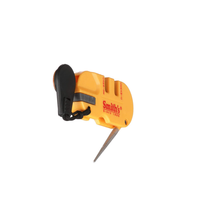 Smith's - S-50364 50364 Pocket Pal X2 Sharpener & Outdoors Tool Yellow