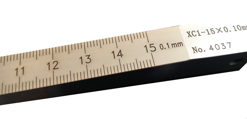 GLTL Taper Gauge Gap Gage Welding Wedge Feeler Gauge Gap Feeler Wedge Gauge Gap Hole Measure Tool (1-15mm) 1-15mm