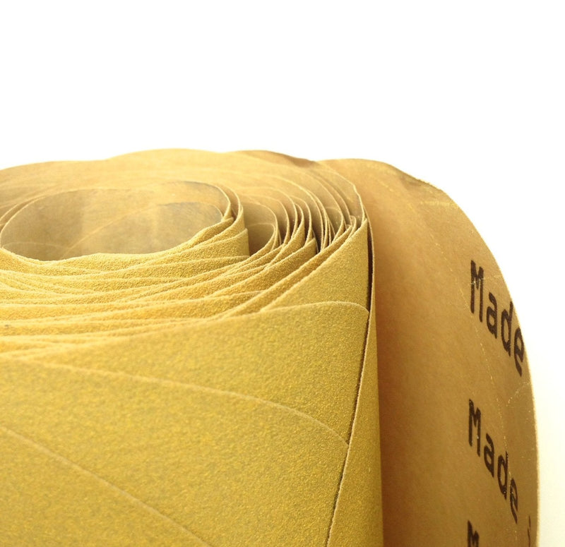 6" PSA Adhesive Sanding Disc Link Roll - Sandpaper Disk Roll (50 Pack, 40 Grit) 6"