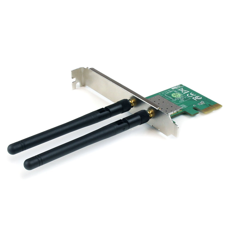 StarTech.com PCI Express Wireless N Card - 300 Mbps PCIe 802.11 b/g/n Network Adapter Card – 2T2R 2.2 dBi - PCIe Wireless Desktop Card (PEX300WN2X2)