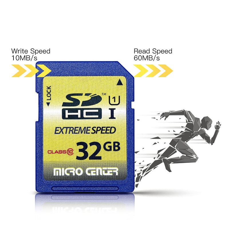 32GB Class 10 SDHC Flash Memory Card SD Card by Micro Center (2 Pack) 32GB x 2