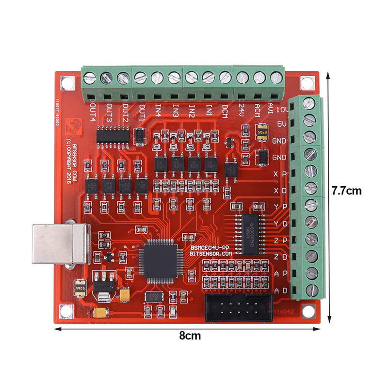 Mach3 USB interface, cards smart cards board, USB CNC controller 4 axis motion control card, stepper motor driver interface breakout board